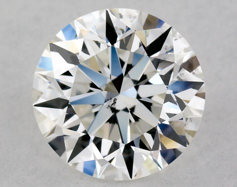 GIA 0.76 Carat H-VS2 Excellent Cut Round Diamond
