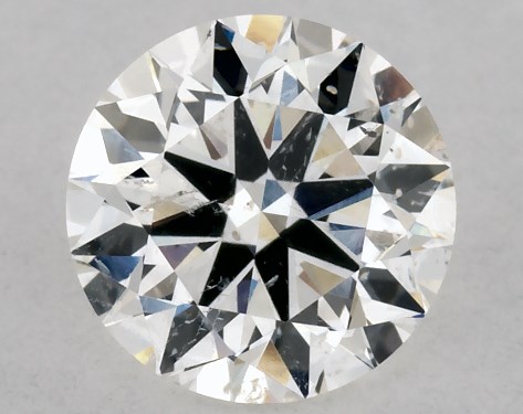 GIA 1.00 Carat H-SI2 Very Good Cut Round Diamond