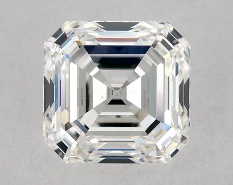 GIA 1.01 Carat H-VS2 Very Good Cut Asscher Diamond