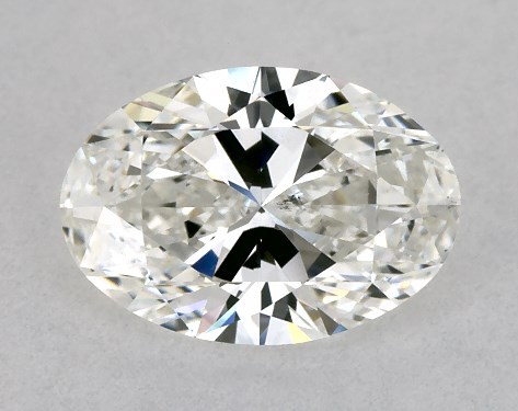 GIA 1.00 Carat H-VS2 Very Good Cut Oval Diamond