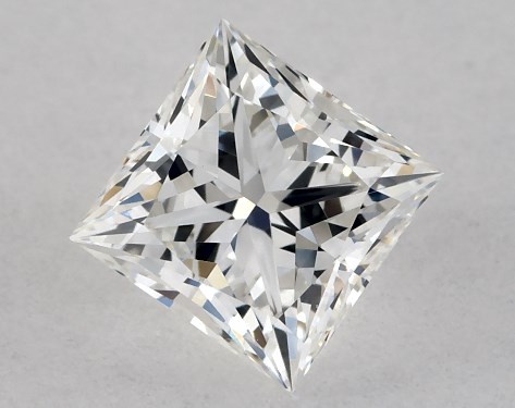 GIA 0.50 Carat H-SI1 Very Good Cut Princess Diamond