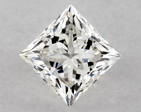 GIA 0.50 Carat J-VVS2 Very Good Cut Princess Diamond