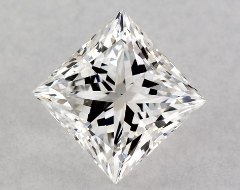 GIA 0.50 Carat E-SI1 Ideal Cut Princess Diamond