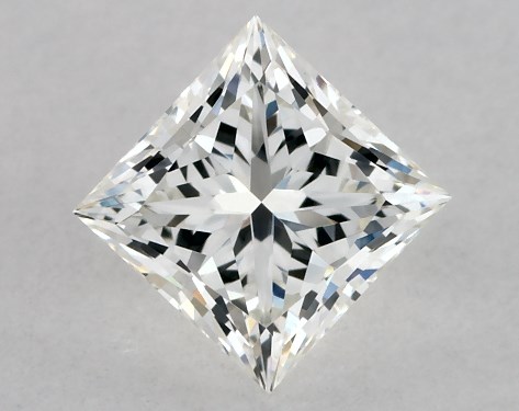 GIA 0.50 Carat J-VVS1 Ideal Cut Princess Diamond