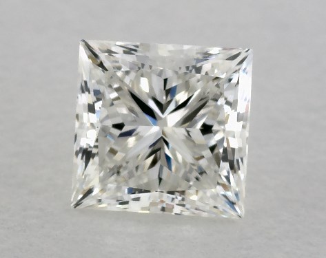 GIA 1.01 Carat H-VS1 Ideal Cut Princess Diamond