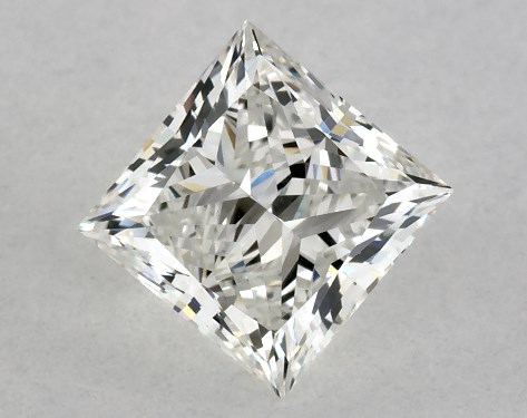 GIA 1.00 Carat H-VS2 Ideal Cut Princess Diamond