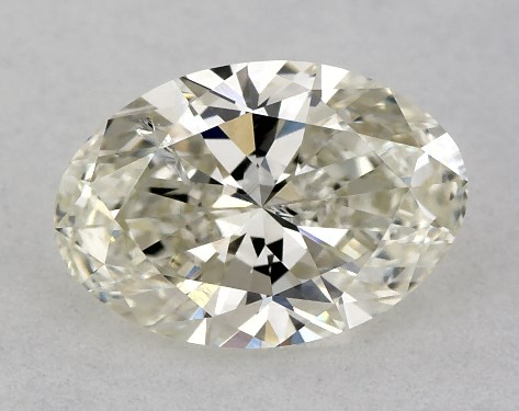 GIA 1.00 Carat K-SI2 Very Good Cut Oval Diamond
