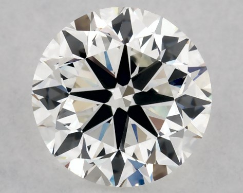 GIA 1.00 Carat H-VS1 Very Good Cut Round Diamond