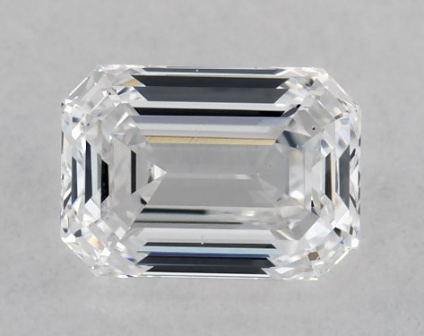 GIA 0.31 Carat D-SI1 Very Good Cut Emerald Natural Diamond