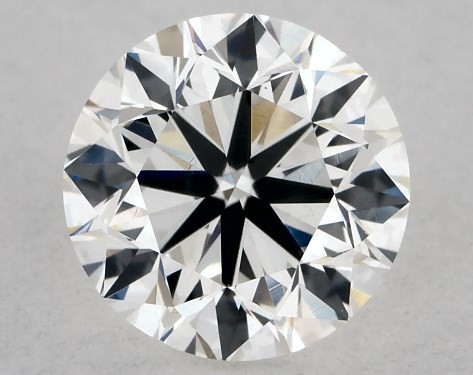GIA 1.00 Carat H-VS1 Very Good Cut Round Diamond