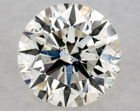 GIA 0.30 Carat J-SI1 Excellent Cut Round Diamond