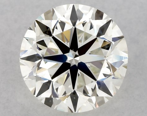 GIA 1.00 Carat K-VS2 Very Good Cut Round Diamond