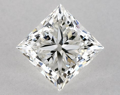 GIA 1.00 Carat H-VVS2 Ideal Cut Princess Diamond
