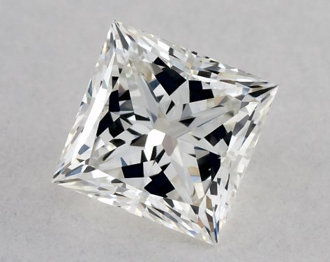 GIA 0.50 Carat I-VVS2 Ideal Cut Princess Diamond