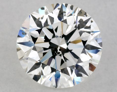 GIA 1.00 Carat F-SI2 Very Good Cut Round Diamond