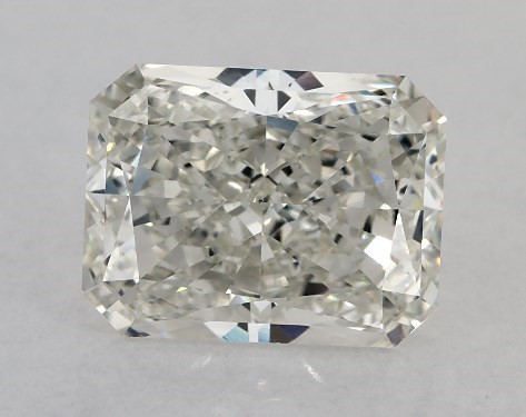 GIA 3.00 Carat J-SI1 Ideal Cut Radiant Diamond
