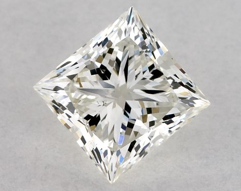 GIA 0.50 Carat K-SI1 Ideal Cut Princess Diamond