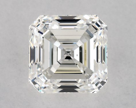 GIA 1.01 Carat H-VS2 Very Good Cut Asscher Diamond