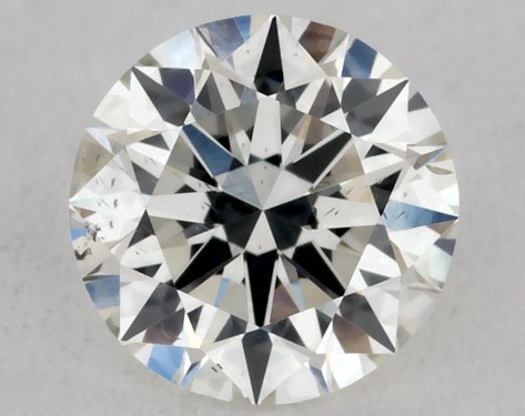 GIA 0.30 Carat J-SI1 Excellent Cut Round Diamond
