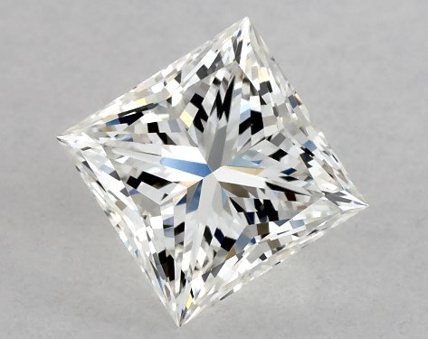 GIA 1.01 Carat H-VS1 Ideal Cut Princess Diamond