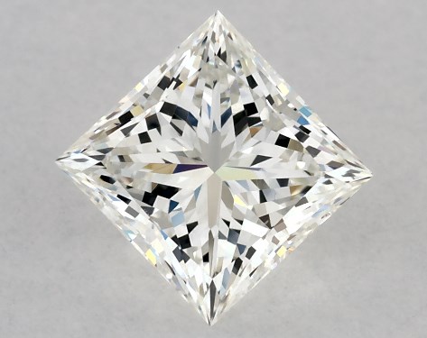 GIA 1.01 Carat H-VS1 Ideal Cut Princess Diamond