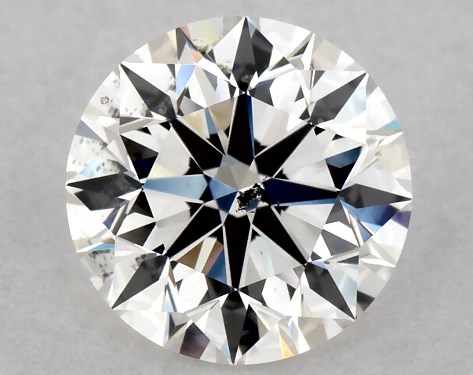 GIA 1.01 Carat H-SI2 Excellent Cut Round Diamond