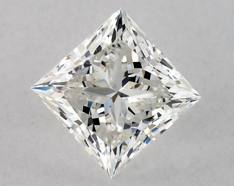 GIA 1.01 Carat H-VS1 Ideal Cut Princess Diamond