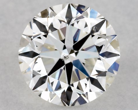 GIA 0.80 Carat H-SI1 Very Good Cut Round Diamond