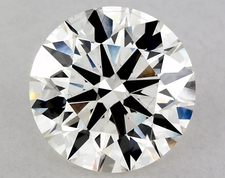4.26 carat round diamond, H VS2