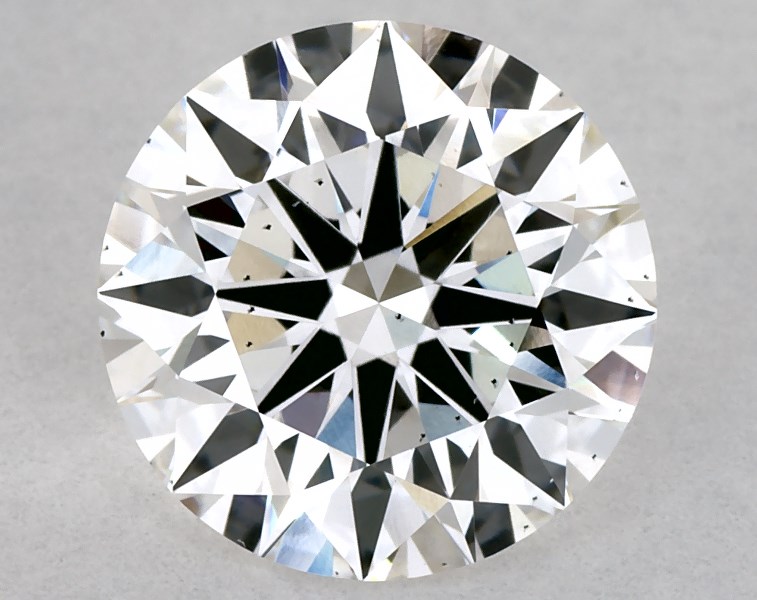 2.07 carat round diamond, F SI1