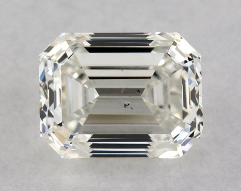 GIA 0.50 Carat I-SI1 Very Good Cut Emerald Diamond