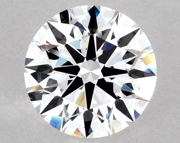 2.35 carat round diamond, F VS2