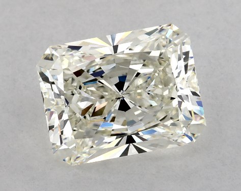 GIA 2.00 Carat J-SI1 Ideal Cut Radiant Diamond