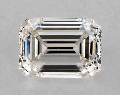 GIA 1.00 Carat H-VS2 Ideal Cut Emerald Diamond