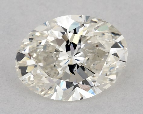 GIA 1.00 Carat H-VS1 Very Good Cut Oval Diamond