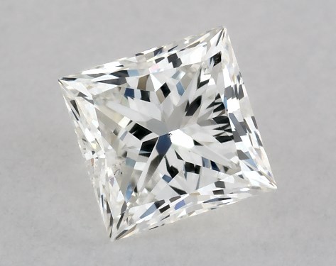 GIA 0.50 Carat I-SI1 Very Good Cut Princess Diamond