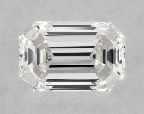 GIA 0.30 Carat H-VVS1 Very Good Cut Emerald Diamond