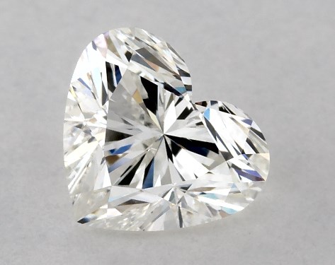 GIA 1.00 Carat H-VS1 Very Good Cut Heart Diamond
