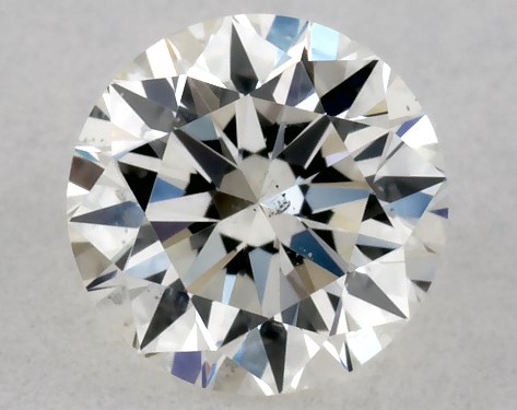 GIA 0.30 Carat J-SI1 Excellent Cut Round Diamond