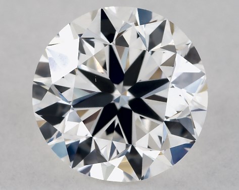 GIA 1.00 Carat H-VS2 Very Good Cut Round Diamond