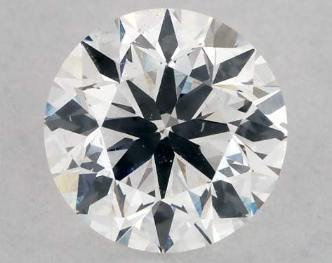 GIA 1.00 Carat H-SI2 Very Good Cut Round Diamond