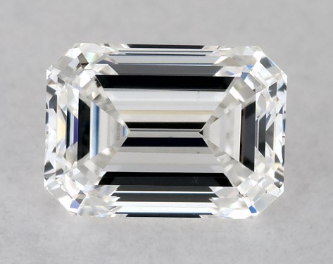 GIA 0.50 Carat F-VS1 Very Good Cut Emerald Diamond