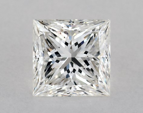 GIA 1.00 Carat H-VS2 Ideal Cut Princess Diamond