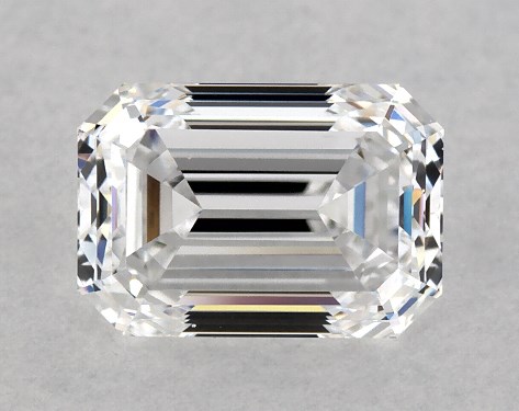 GIA 1.01 Carat D-VS2 Very Good Cut Emerald Diamond