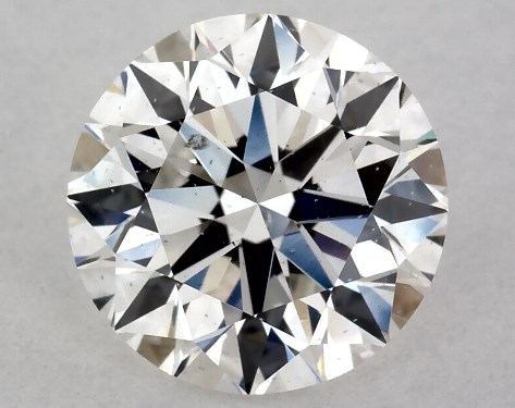 GIA 1.00 Carat G-SI2 Excellent Cut Round Diamond