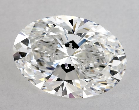 GIA 2.22 Carat E-VS1 Very Good Cut Oval Lab-Grown Diamond