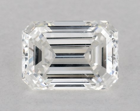 GIA 0.50 Carat F-SI2 Very Good Cut Emerald Diamond