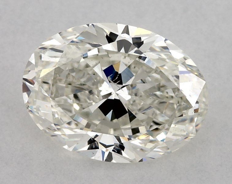 1.71 carat oval diamond, I SI1
