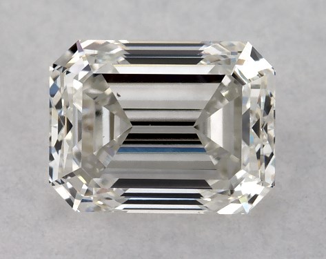 GIA 0.50 Carat I-VS2 Very Good Cut Emerald Diamond