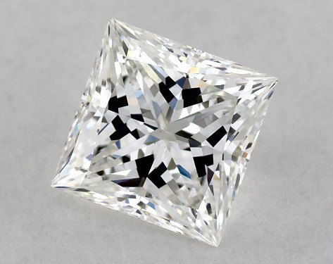 GIA 1.01 Carat G-VS2 Ideal Cut Princess Diamond